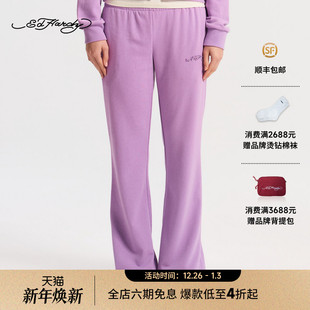 女士窄腰头喇叭长裤 新款 E1SAW214 Hardy埃德哈迪2026春季