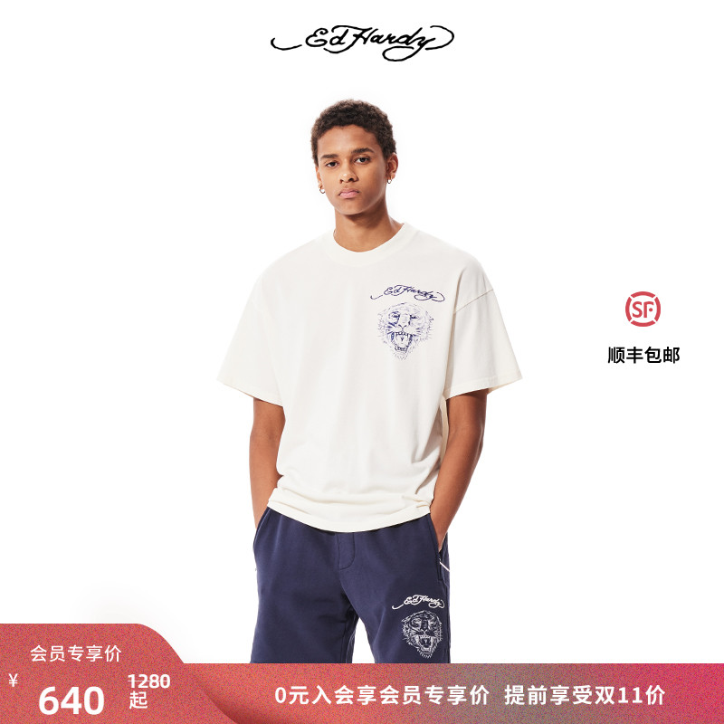 EdHardy短袖T恤美式复古
