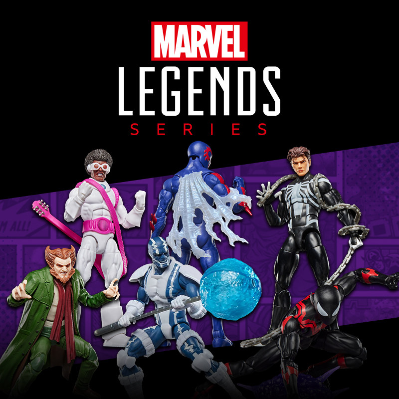 孩之宝漫威MarvelLegends 夜行者共生体蜘蛛侠可动手办人偶