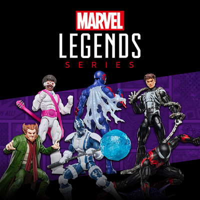 迅合行孩之宝漫威MarvelLegends 蜘蛛侠2099共生体 可动手办人偶
