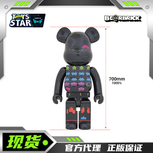 迅合行BE@RBRICK BEARBRICK 太空入侵者 南梦宫 游戏 1000%
