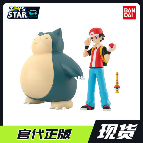 万代食玩比例世界卡比兽赤红