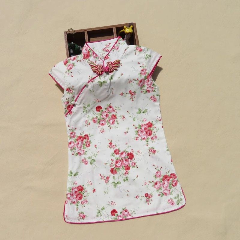 女童旗袍裙夏季儿童纯棉复古连衣裙宝宝中国风改良汉服花裙子,童装/婴儿装/亲子装,旗袍,淘宝优惠券,粉丝福利购,淘宝优惠卷