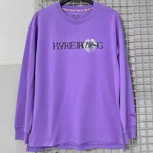 安踏欧文长袖T恤男女宽松纯棉衣服2024秋新款潮流薄卫衣172431404