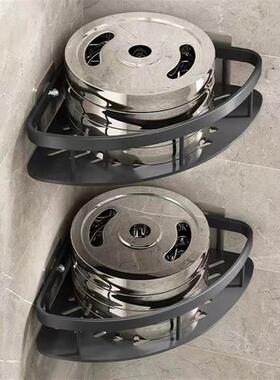 免打孔太空铝置物架厕所洗手间三角架浴室收纳架壁挂卫生间转爆款