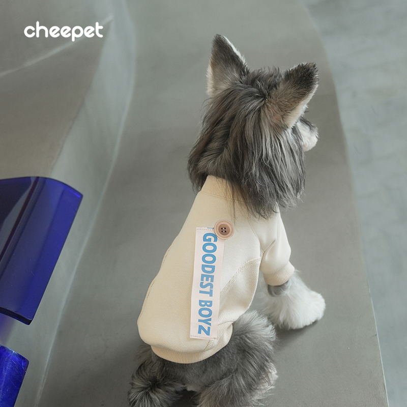 趣派狗狗插肩袖两腿卫衣