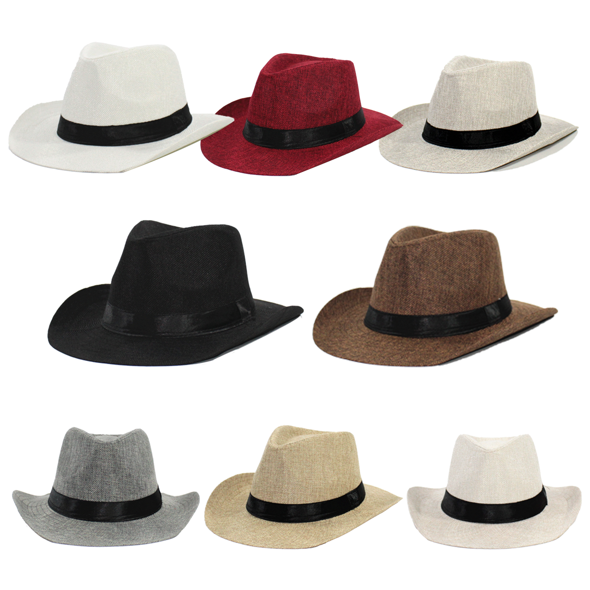 上海滩礼帽大檐秋冬季复古