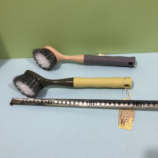 小国乐2662塑料锅碗刷子硬毛软毛加长加厚弯柄多用刷清洁刷39包邮