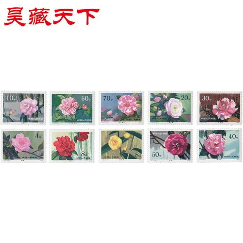 山茶花邮票