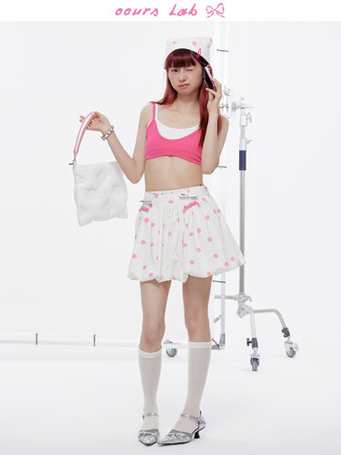 花苞半裙立体蝴蝶结设计感短裙