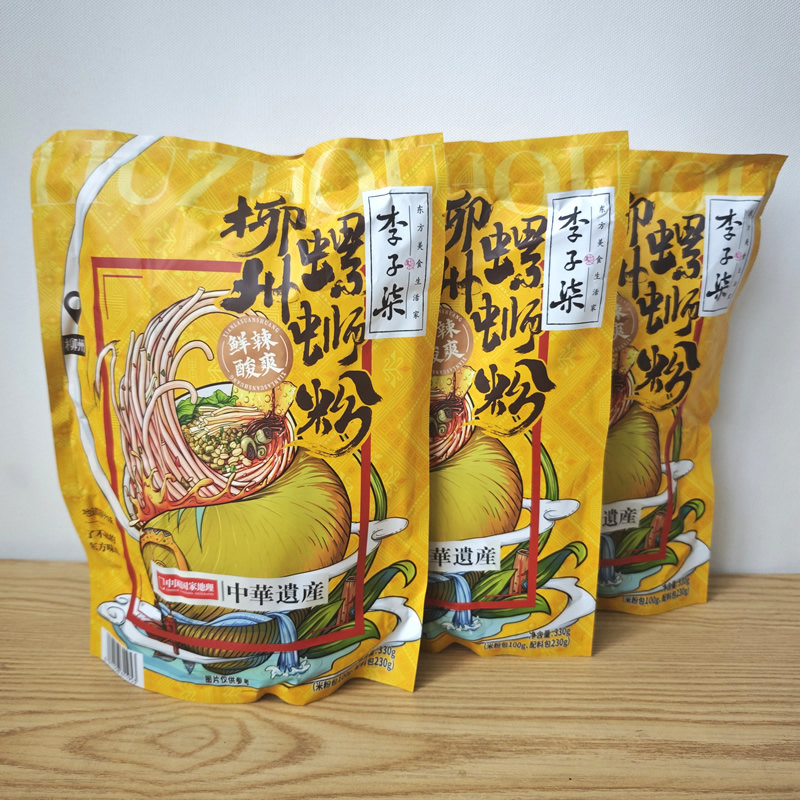 李子柒螺蛳粉330gx3袋装广西柳州螺狮粉速食螺丝粉粉丝米线方便面