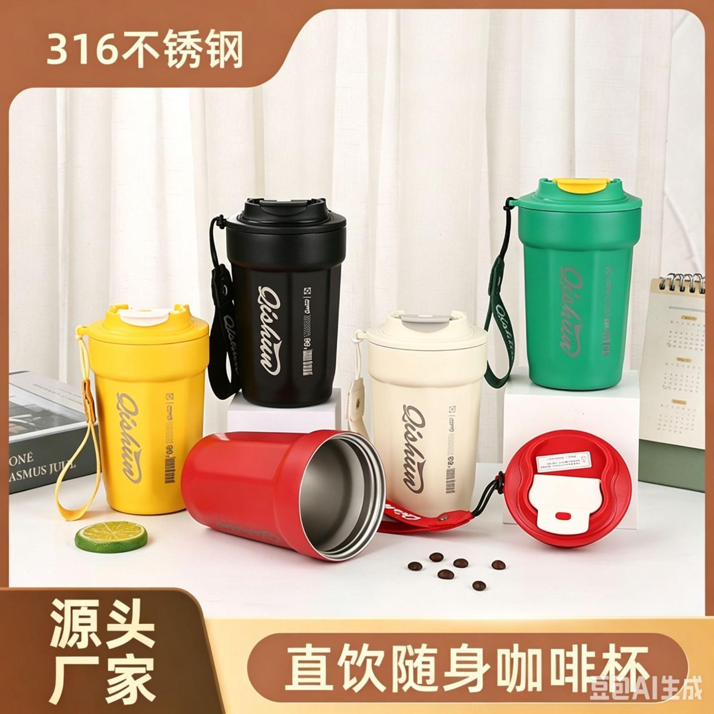 网红316八角咖啡杯高颜值礼品