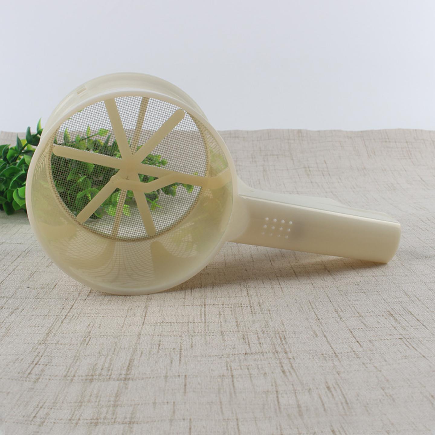 销售面粉筛手持杯式滤网家用