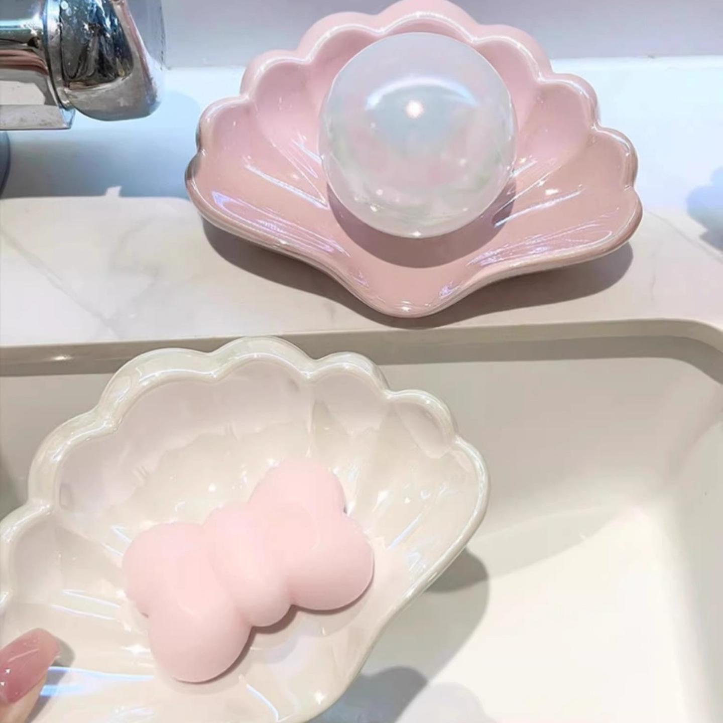 轻奢贝壳肥皂盒卫生间置物架