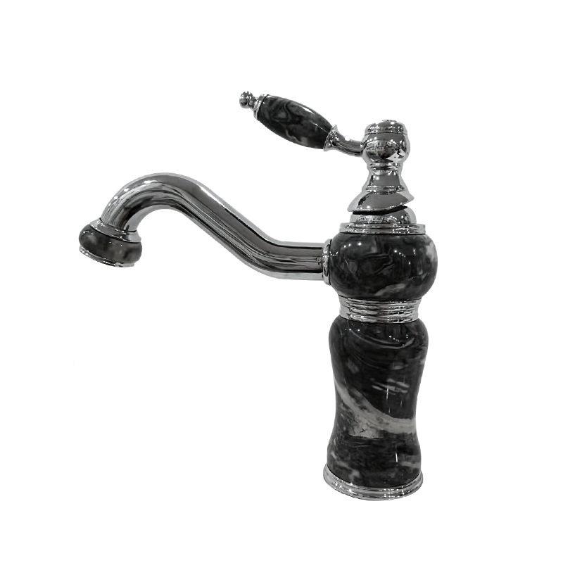 欧式天然玉面龙盆水龙头全仿古家石用铜水头洗/脸盆旋转龙头