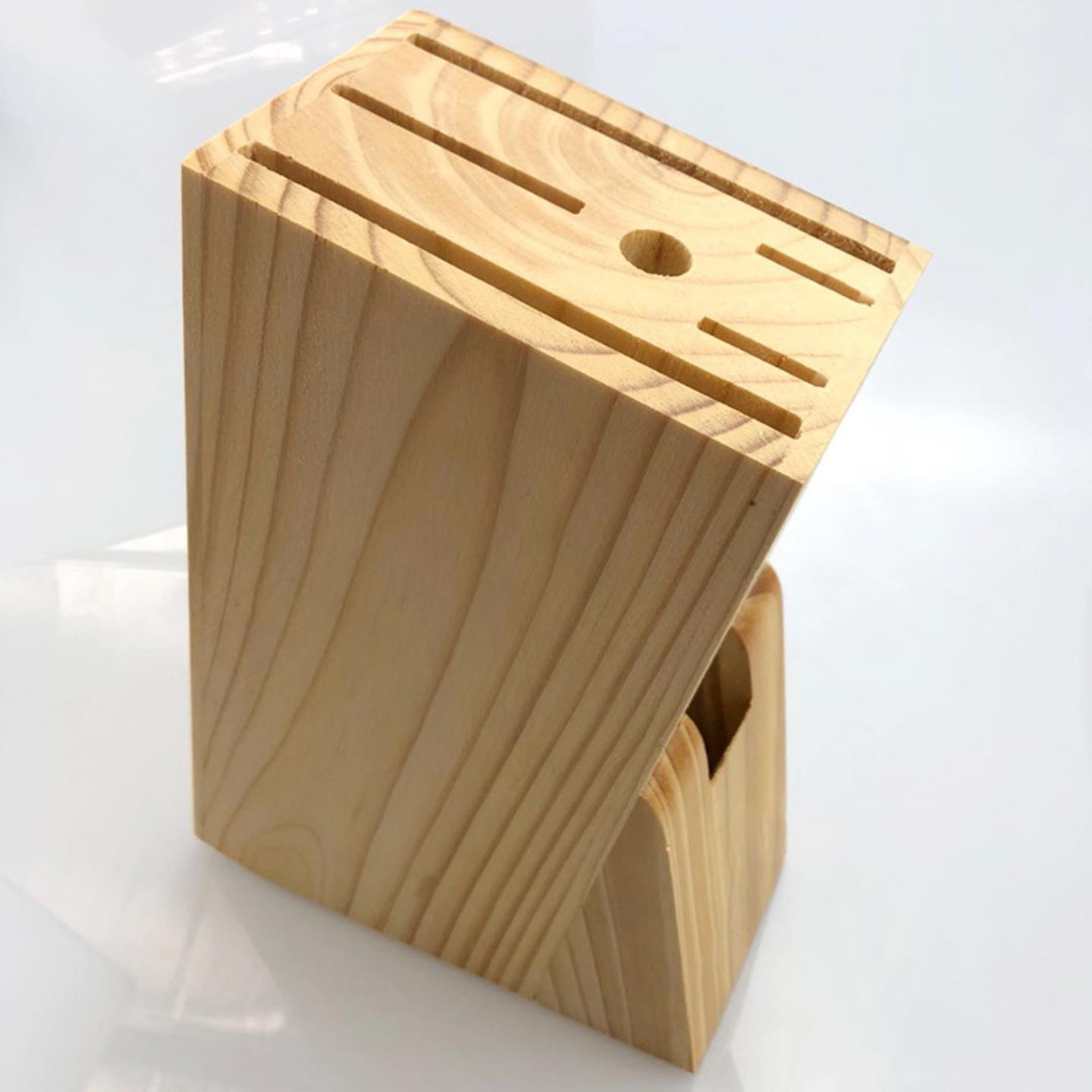 实木刀片厨具用品松木木质刀架