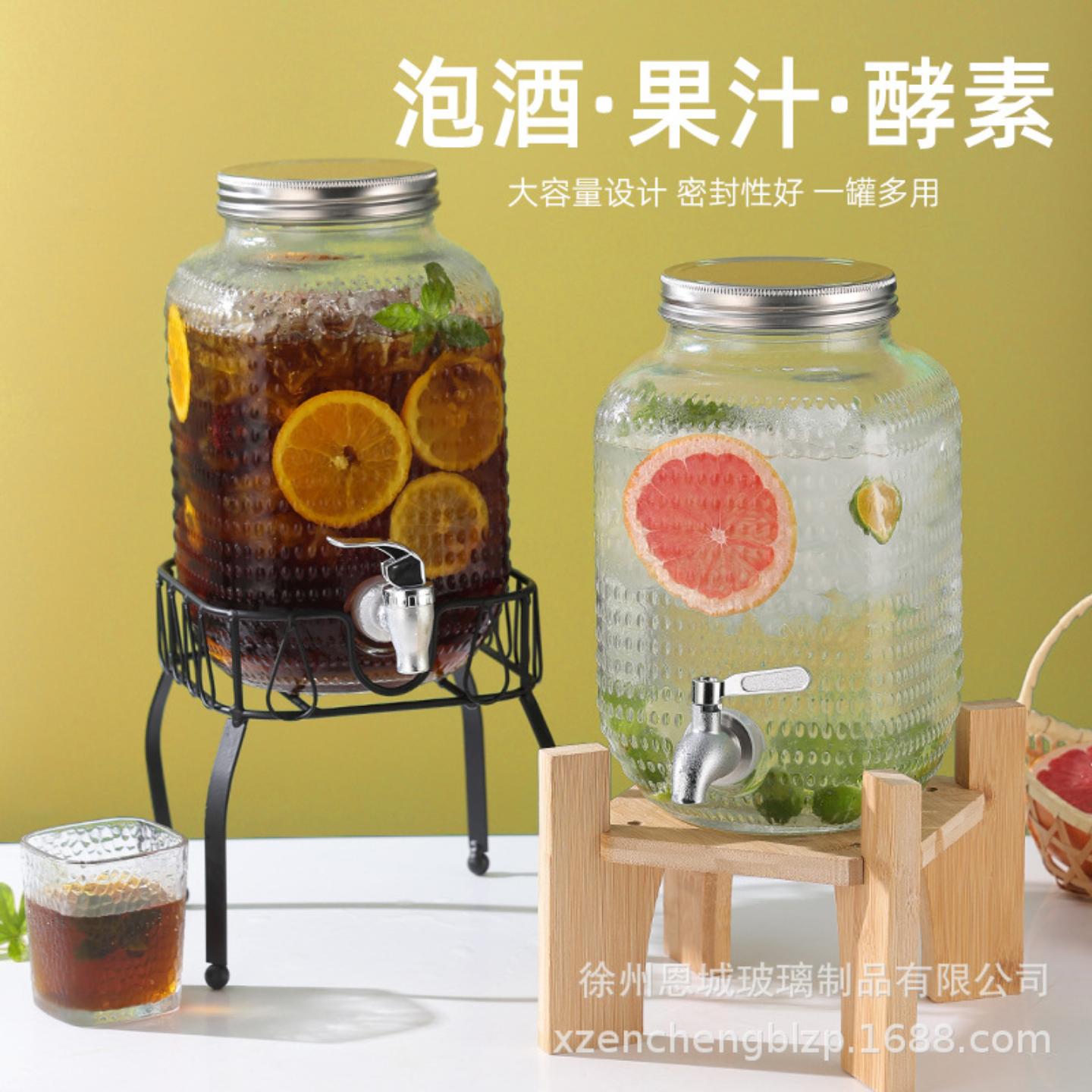 玻璃可乐桶家用冷水壶大容量