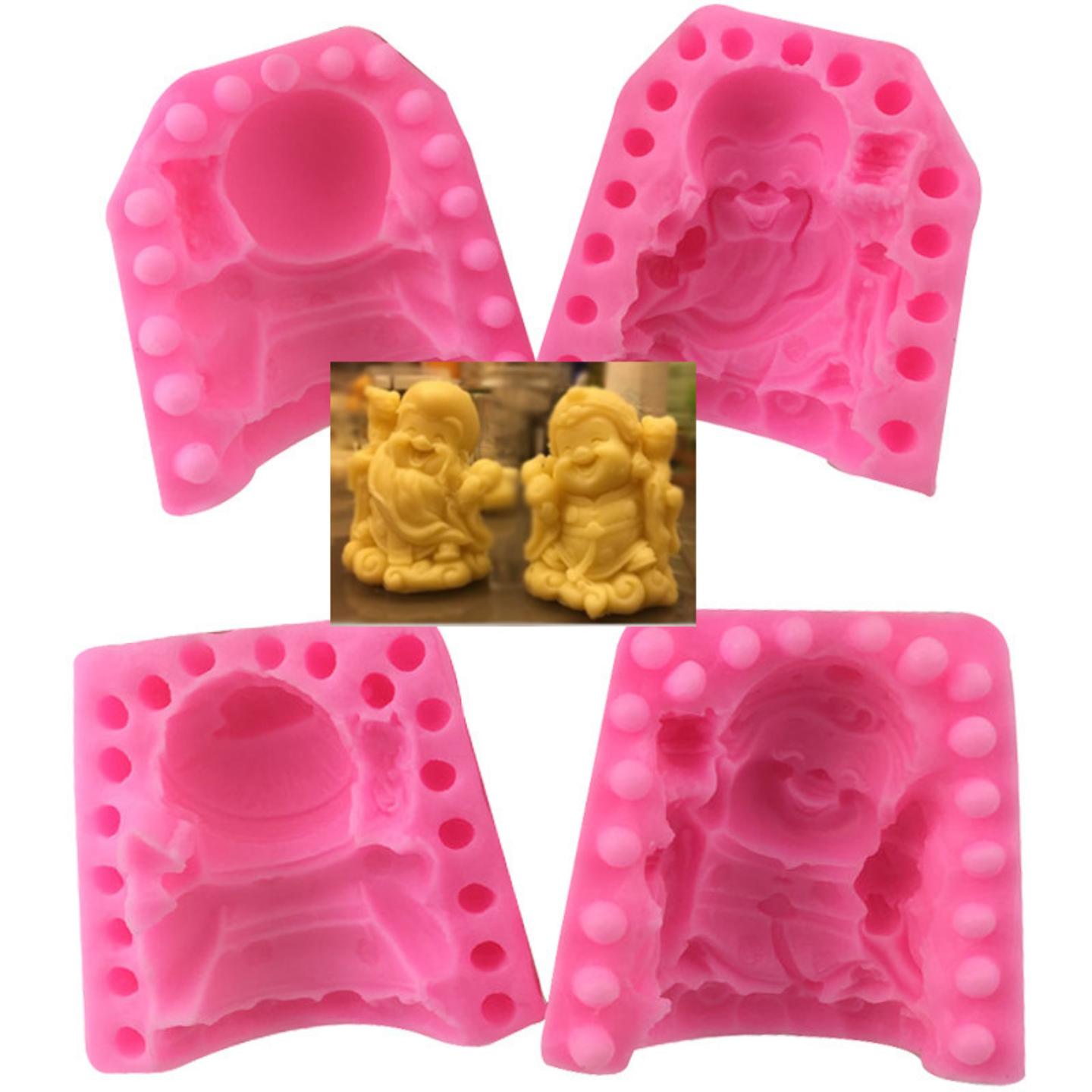 寿星寿婆婆做寿3D立体翻糖硅胶