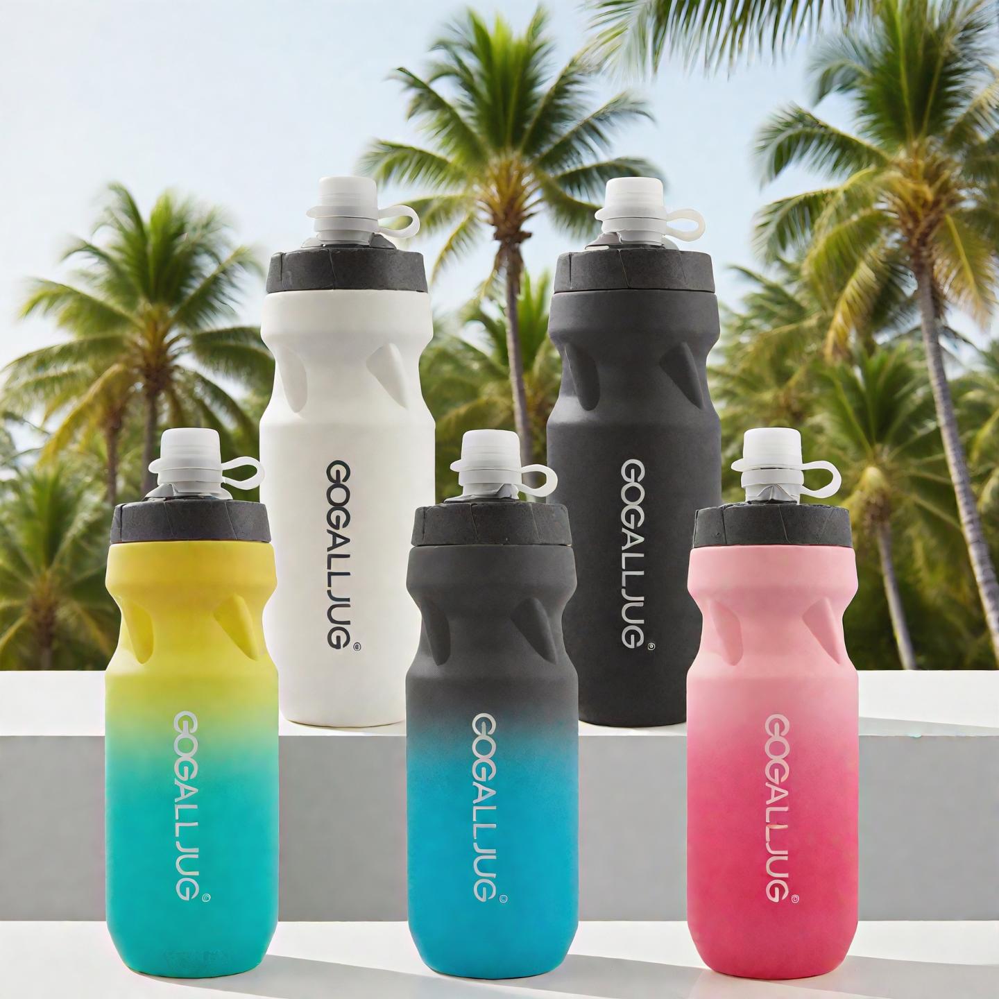 定制LOGO运动水壶610ml户外