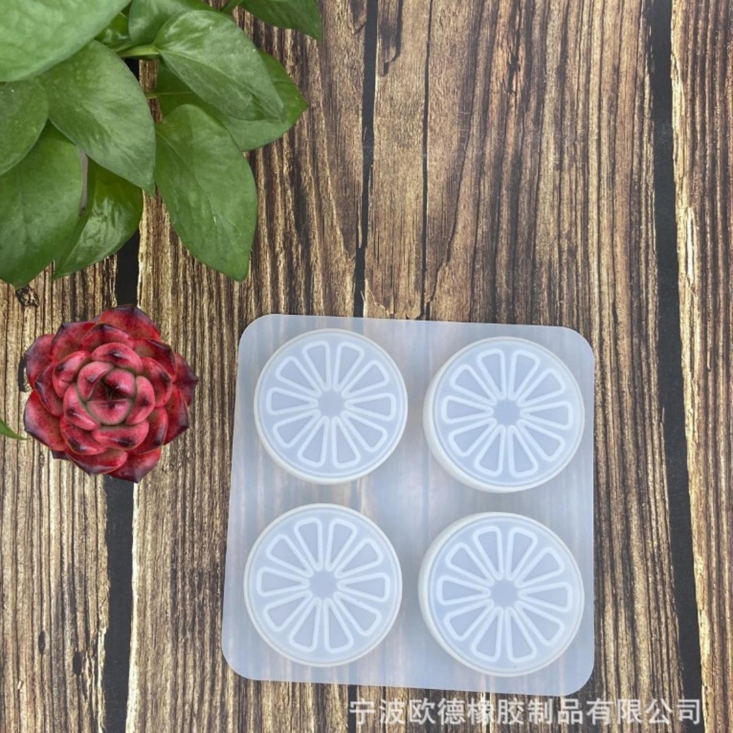 柠檬新款蛋糕模具手工皂水晶滴胶