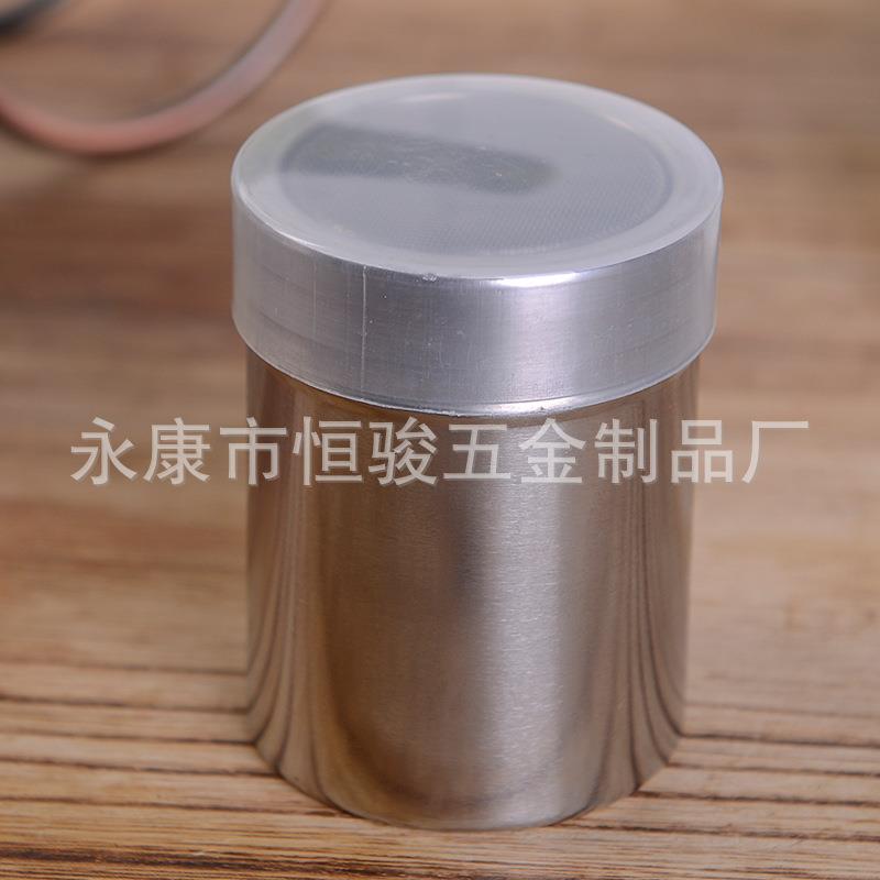 304粉盖不锈钢撒筒带网罐撒可可器烘培粉筛家用厨房粉调料瓶304网