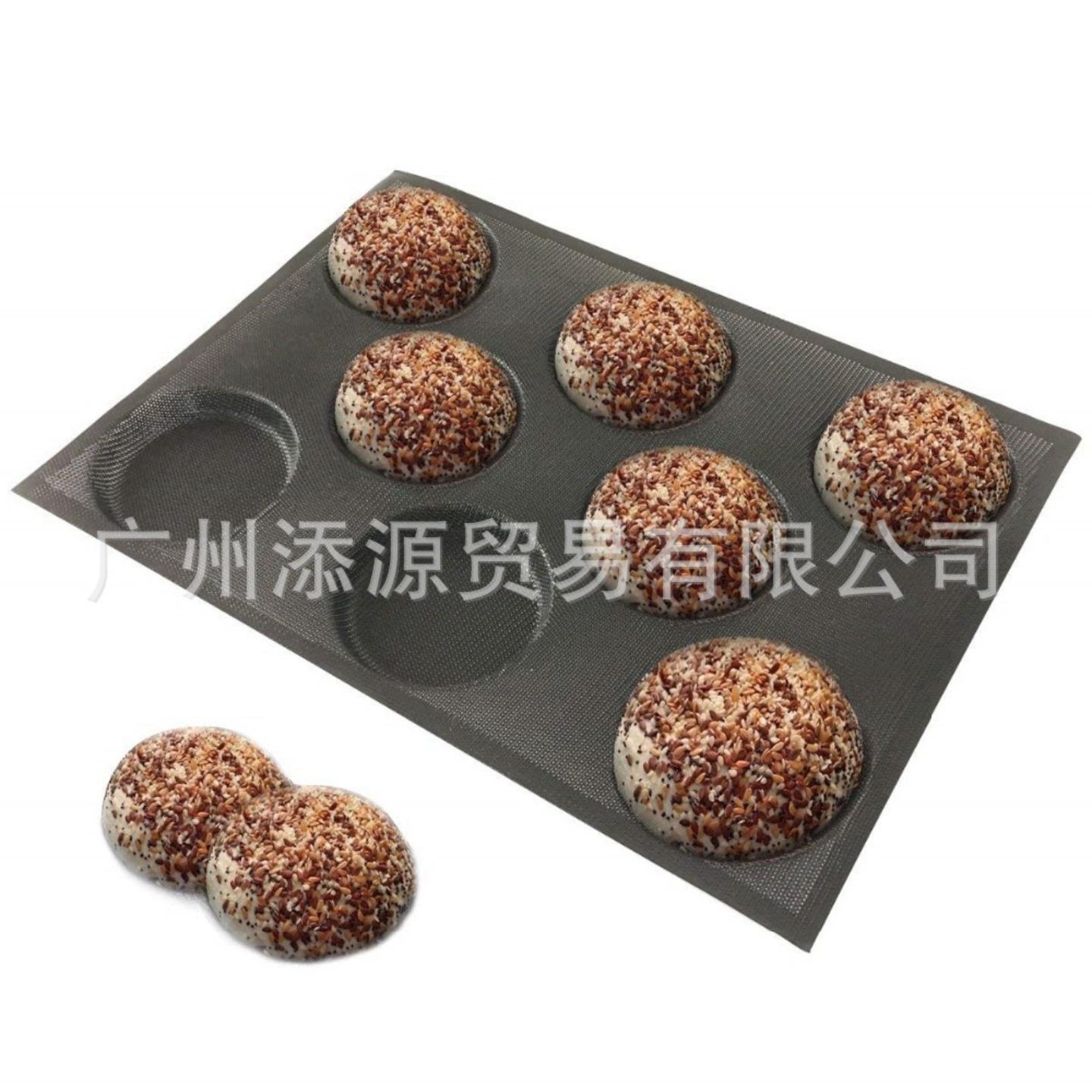 外贸热卖SiliconeBreadMolds8孔
