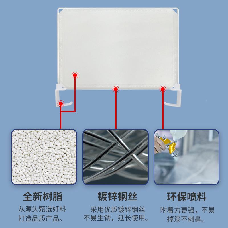 货类架分隔隔板塑料挡板服装仓/库菜隔离档板分隔板片鸟驿站板网