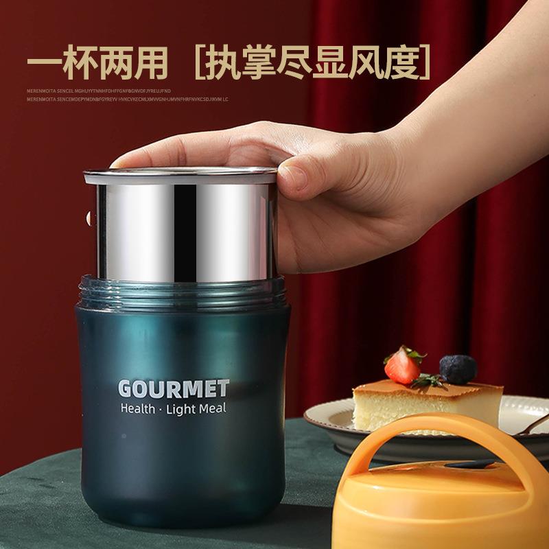 锈日304不钢内胆汤罐 早餐/粥保温罐提密封便携汤杯可手厂式家