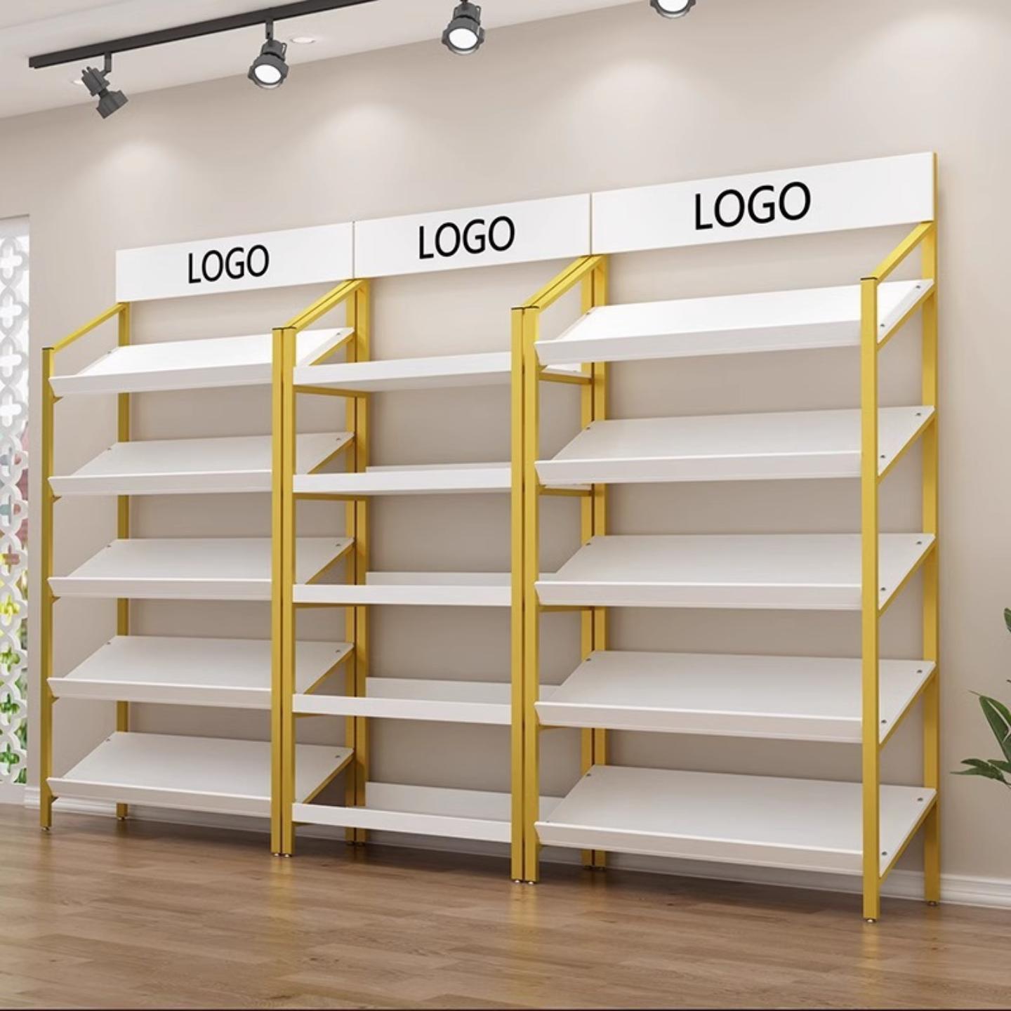 鞋店斜面鞋架展示架商场中岛礼品化妆品货架童鞋拖鞋衬衣包展柜