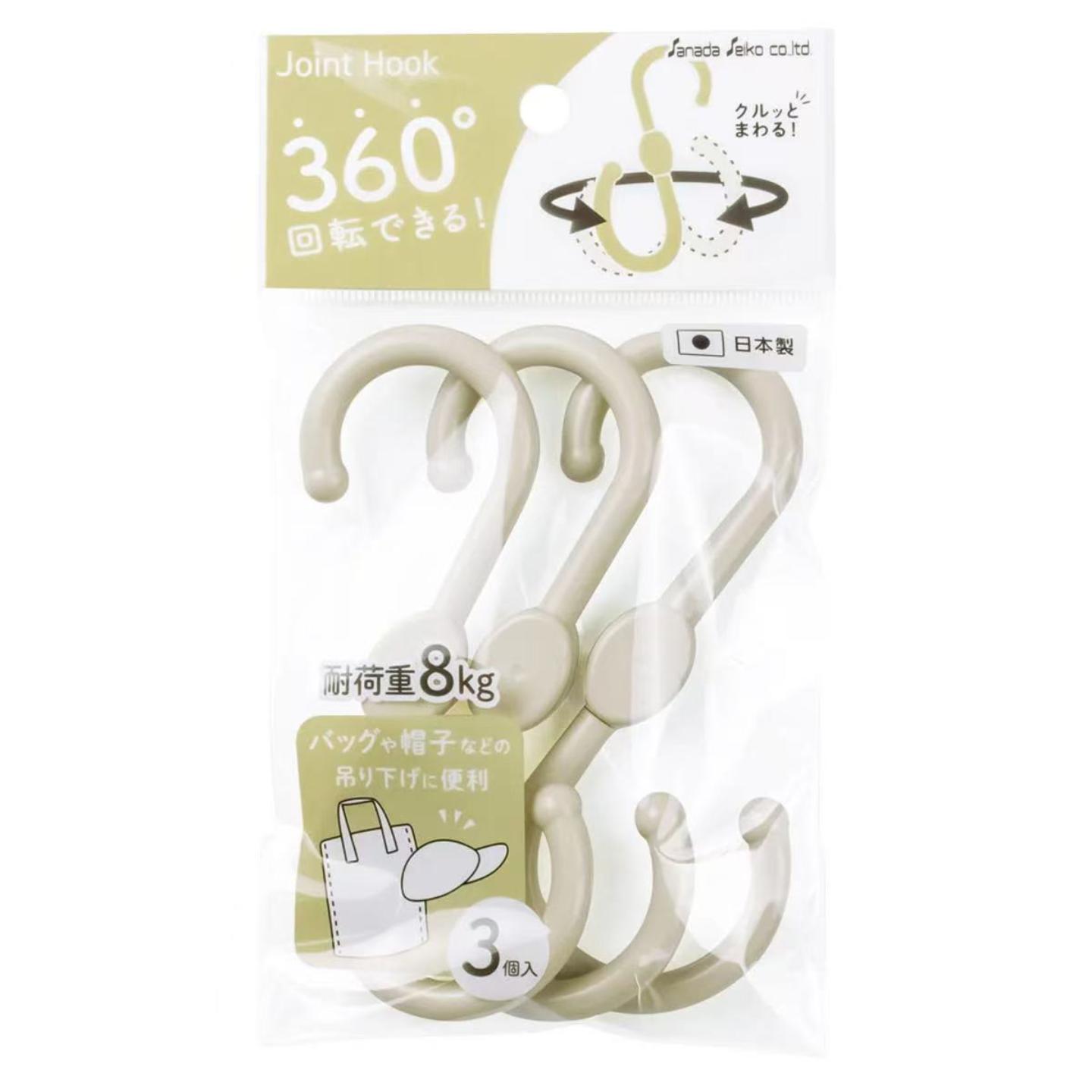 日本进口S型挂钩360度可旋转强力