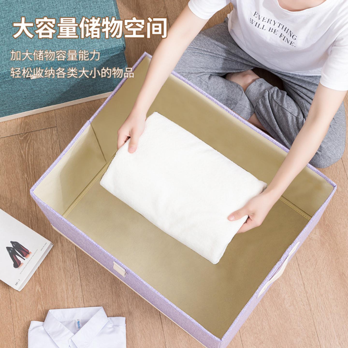 抽屉式收纳箱布艺衣服玩具整理