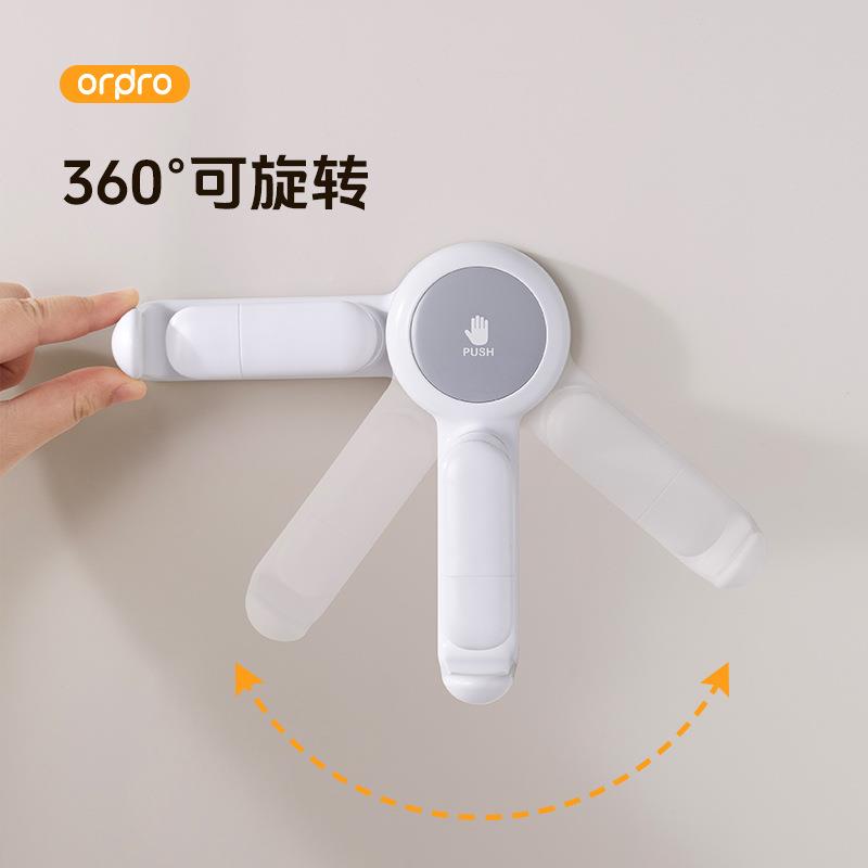 脸C23002盆收物纳架盘挂钩免打孔室吸洗浴脸盆挂钩盆架壁挂置架强