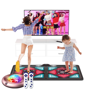 瘦身男女双人无线跳舞毯家用电视体感摄像头游戏减肥跑步毯跳舞机
