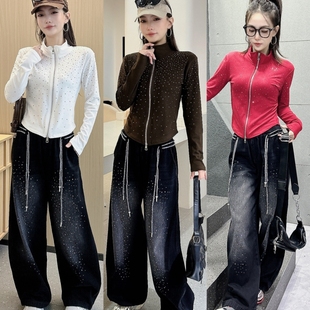 2025年秋冬新款设计感运动套装女网红同款时髦洋气显瘦女装穿搭潮