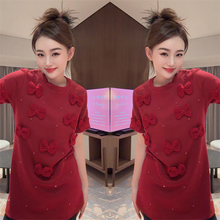 轻奢高级感时尚新年红连衣裙冬季