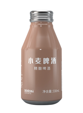 Drinksba小麦啤酒高麦汁浓度BC铝罐 4.8度精酿啤酒/12瓶