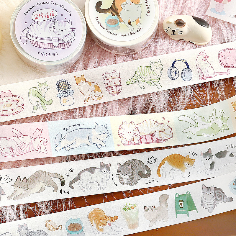 猫猫去哪了系列猫咪主题和纸胶带