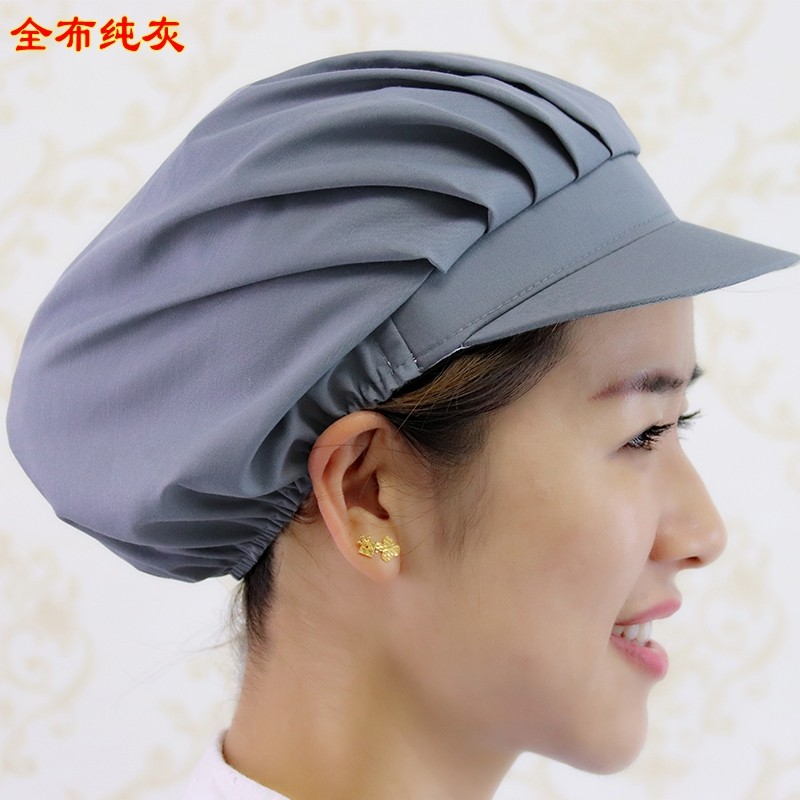 车间食堂透气厨师帽子包邮