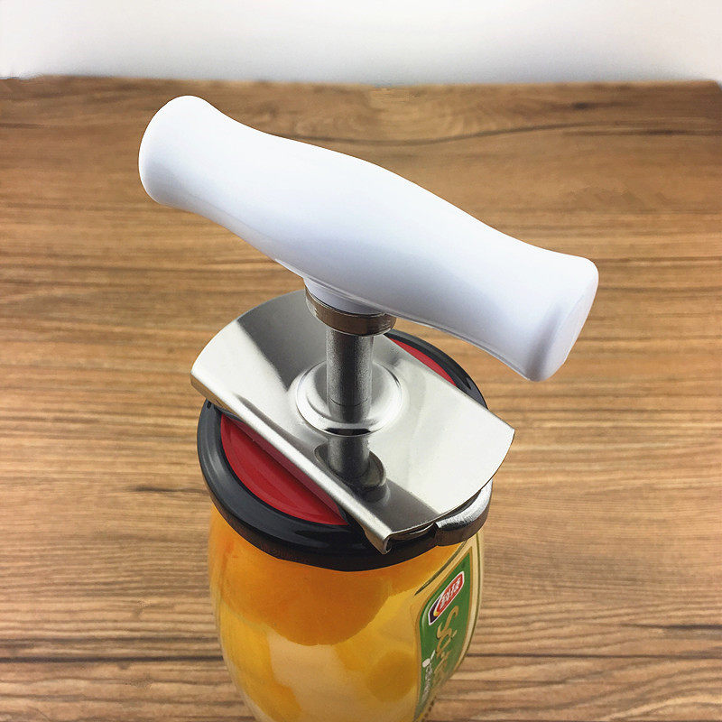 开盖器旋盖器玻璃罐头拧开神器开老干妈工具开瓶起子齿轮借力开罐 - 实物图
