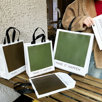 无纺布服装店手提袋可定制加厚