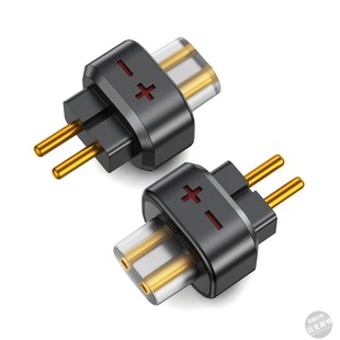 OKCSC QDC母转0.78 2pin针公转接头适用0.78 2pin 换线耳机转换器