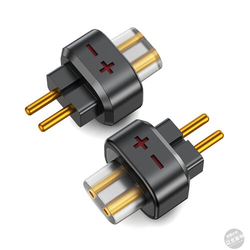 OKCSC QDC母转0.78 2pin针公转接头适用0.78 2pin 换线耳机转换器
