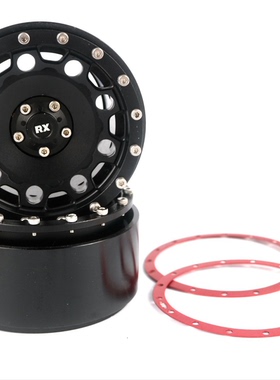 RX2.2寸宽体轮毂 金属 TRX4 KM2 幽灵 SCX10 等通用 一对装2个