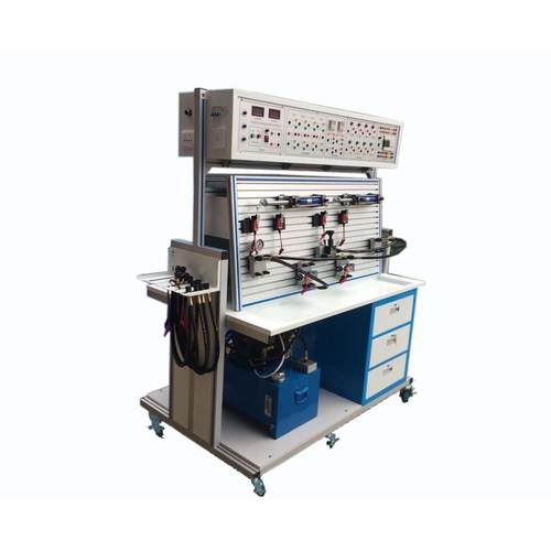 工业实物液压传动与PLC实训装置 透明液压实验装置