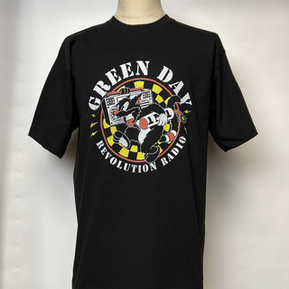 Green Day绿日乐队T恤短袖复古摇滚印花punk朋克Revolution Radio