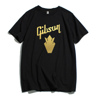 Gibson吉他印花T恤短袖