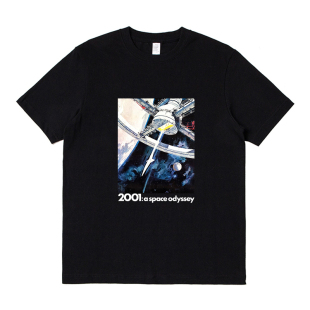 2001太空漫游T恤斯坦利库布里克导演电影A Space Odyssey文艺短袖
