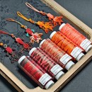 上新 红黑色系星空段染扁蜡线圆蜡线0.3跟0.5手工编织线材