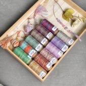 0.5星空段染蜡线一卷约70米星空细闪手镯手绳编织线挂件编织线DIY