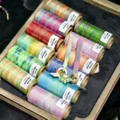 上新 大美云南风景系列 0.5星空段染蜡线一卷约70米手工编织线